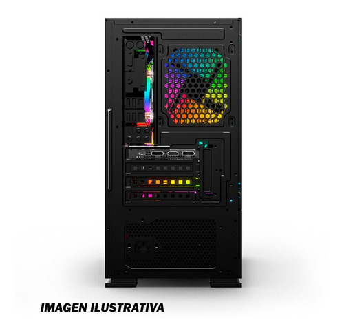 Gabinete Gamer Yeyian Haizen 2500 Micro Atx Argb Sin Fuente