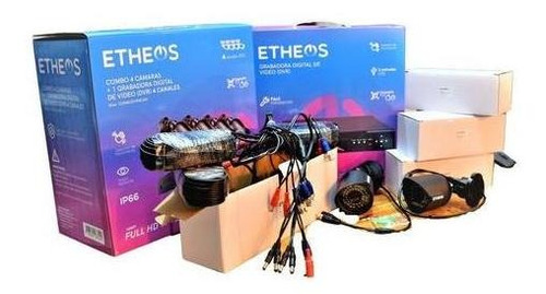 Imagen 9 de 10 de Kit 4 Cámaras Grabadora Seguridad Dvr 4 Canales + Disco 1 Tb