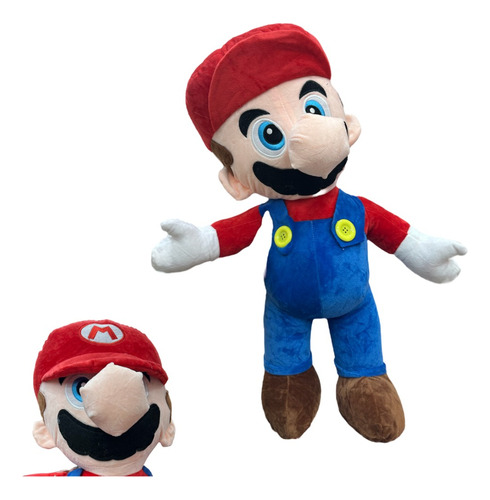 Peluche Super Mario Bross Suave Terciopelo 50cm