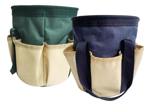 Bolsa De Herramientas De Jardín Durable Con Bolsillos Azul
