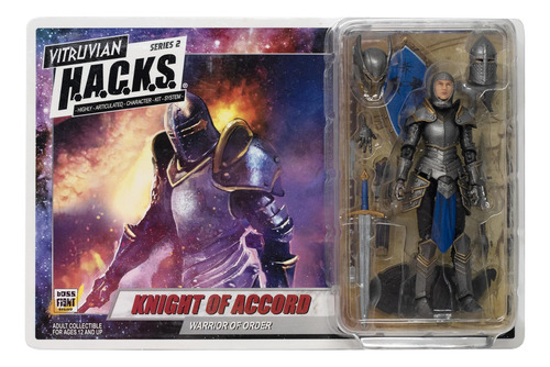 Figura De Acción Boss Fight Vitruvian H.a.c.k.s. Caballero F