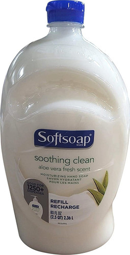 Jabón De Manos Softsoap Calmante Aloe Vera Jabón De Manos Hi