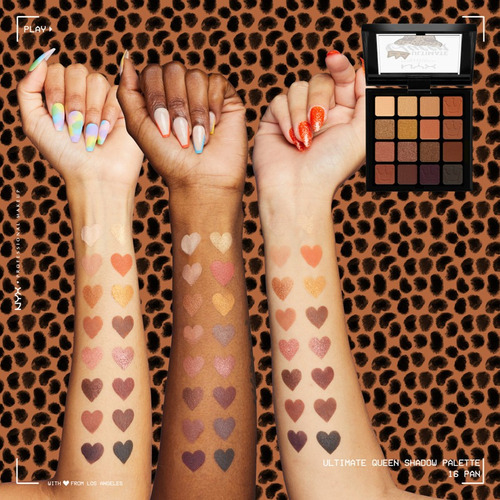Paleta De Sombras Nyx Ultimate Shadow Palette 16 pan color de la sombra queen