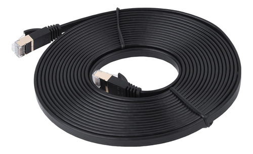 Cable De Red Lan Blindado Con Parche Cat7 Rj45 600 Mhz Flate