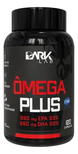 Omega Plus 120 Cápsulas Ômega 3 Dark Lab