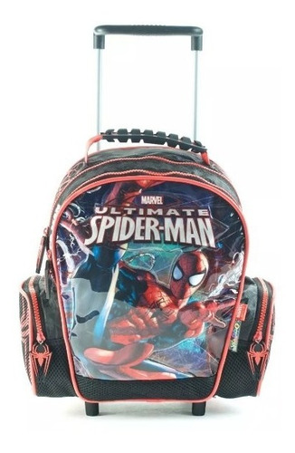 Mochila De Carrito Spiderman Jardin Con Licencia Original 12