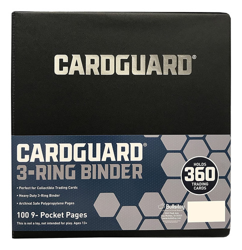 Cardguard Carpeta De Tarjetas Prémium De 3 Anillos De 3 PuLG