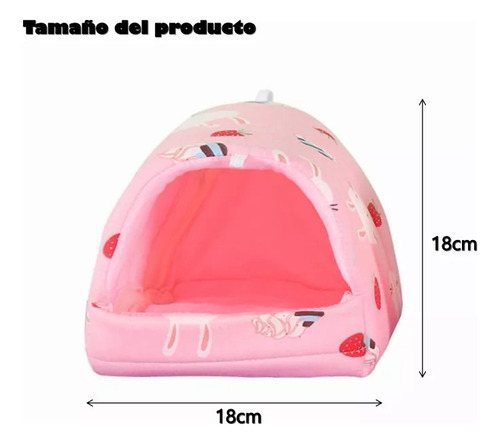 Cama Casa Cuyo Raton Conejo Erizo Hamster Huron 20*20cm
