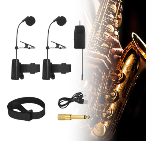 Microfone Sem Fio Para Microfone Para Saxofone 20cm 2