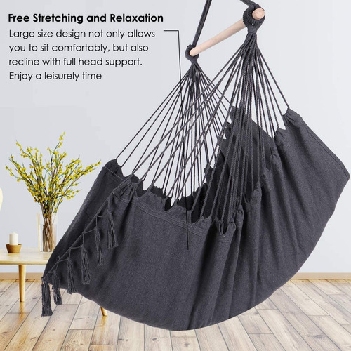 Y- Stop - Silla Hamaca Colgante Tipo Columpio Con Cuerdas