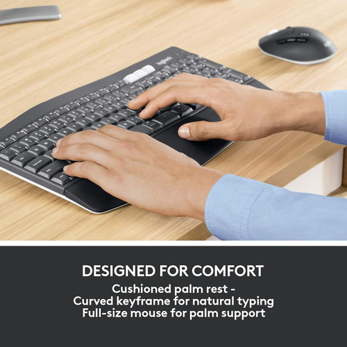 Teclado Y Mouse Logitech Mk850 Inalambrico Bluetooth Ingles