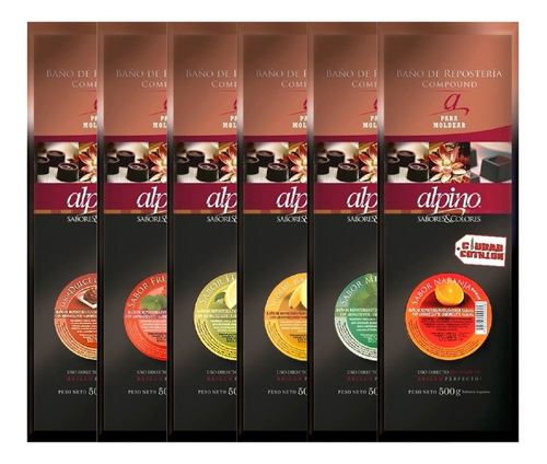 Imagen 5 de 8 de Chocolate Alpino Lodiser Tableta X 500grs - Ciudad Cotillón
