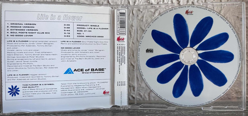 Ace Of Base - Life Is A Flower Single Import No Good Lover (Usado)