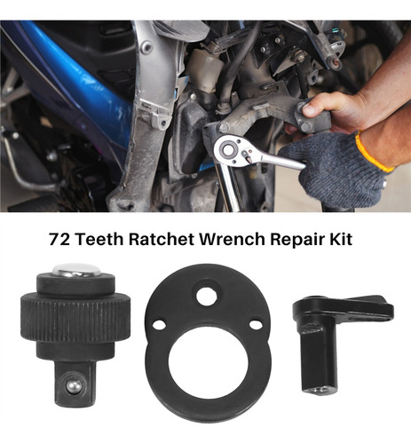 Kit De Reparación De 1/4 De Pulgada Con 72 Dientes,