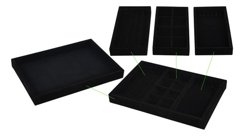 Organizador Para Cajones, 4 En Uno, Apilable, Para Joyas, Ba