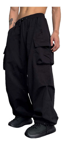 Pantalones Para Hombre Con Cintura Elástica Con Cordón Y Bol