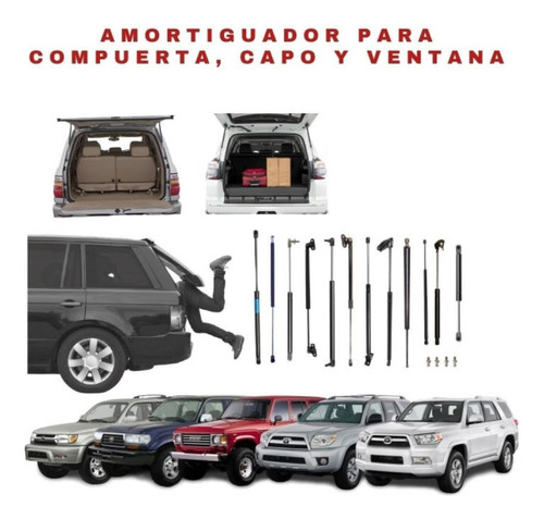 Amortiguador Gato  Compuerta X-trail 2002-2007