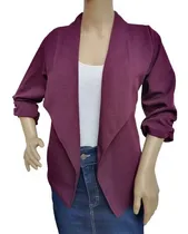 Comprar Blazer Ensamble, Uva Vino Moda Mujer Juvenil Ensamble Casual