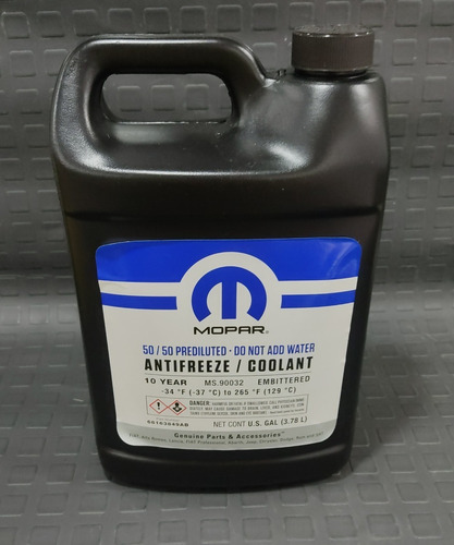 Refrigerante Morado Mopar Importado 10 Años 50/50