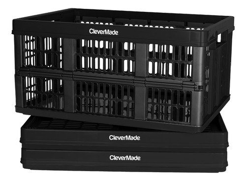 Clevermade Contenedores De Almacenamiento Plegables De 45 L,