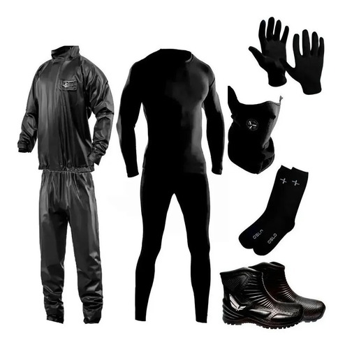 Equipo Delta + Térmico + Guantes + Botas + Cuello + Medias 1