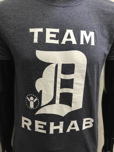 Remera Gildan Team Rehab Detroit Tigers Talle Small