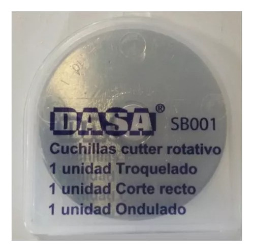 Cuchillas Cutter Dasa Rc Rotativo X3 Troquel Ondulado Recto 