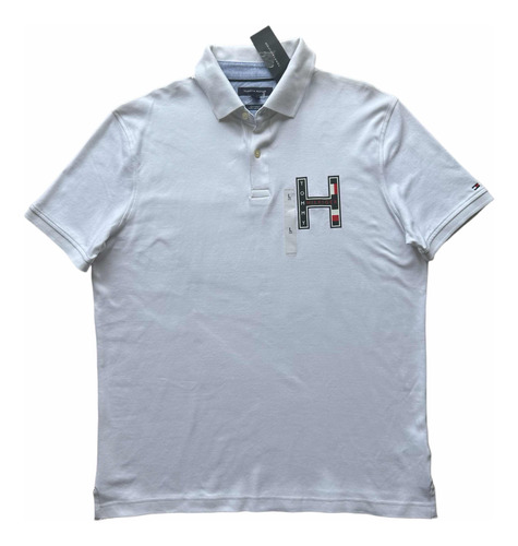 Camiseta Tipo Polo Tommy Hilfiger Hombre Talla L F005 Orgnl