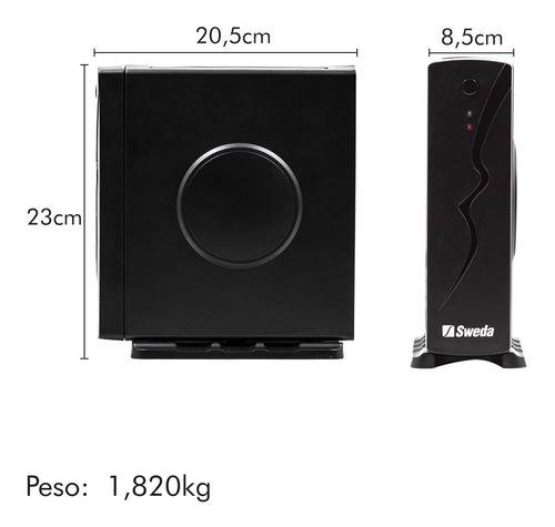Mini Pc Cpu Sweda Sp30 Celeron J1800 2.41ghz Ssd 120 4 Gb