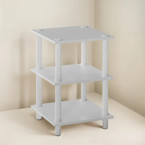 Mesa Lateral Adapt Blanco 56cm - Be Design