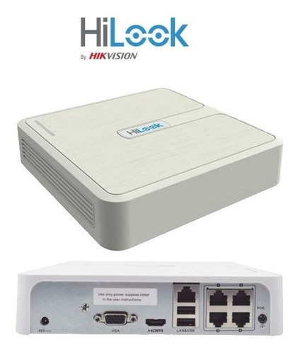 Nvr 8 Canales Hasta 4mp 1080p Vga Hikvision Nvr-108-b/8p