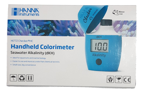 Medidor Digital Test Alcalinidad Dkh Hi772 Marino Hanna Inst