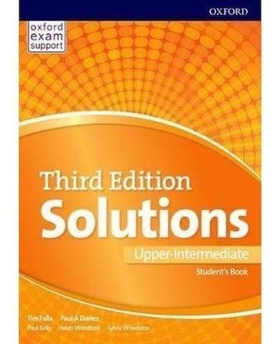 Solutions Upper Intermediate - Student´s Book - Oxford