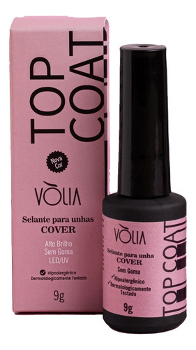 Top Coat Selante Alto Brilho Vólia 9gr Cor Cover