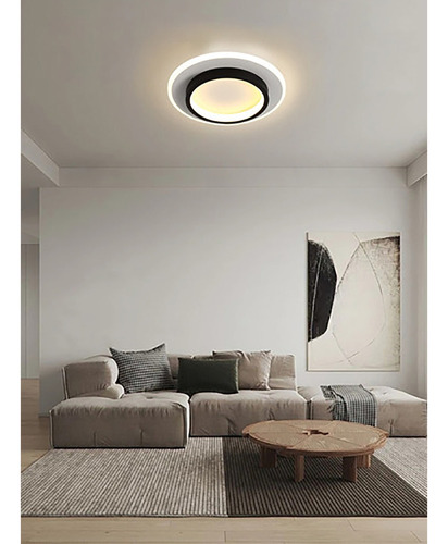 Lámpara De Techo Led Moderna De Tres Colores Cambiantes