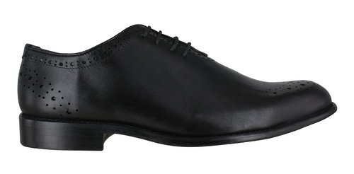 Zapato Casual Hombre Carlo Ronaldi 1030 Becerro Negro Cuero