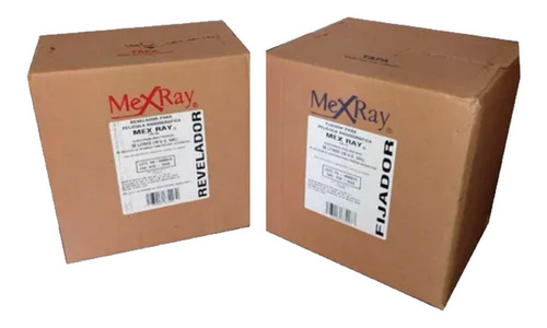 Imagen 1 de 1 de Kit Revelador Y Fijador Para Rx Mexray 80 Lts