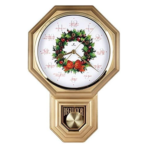 Reloj De Pared Melodías De 12 Villancicos De Navidad P...