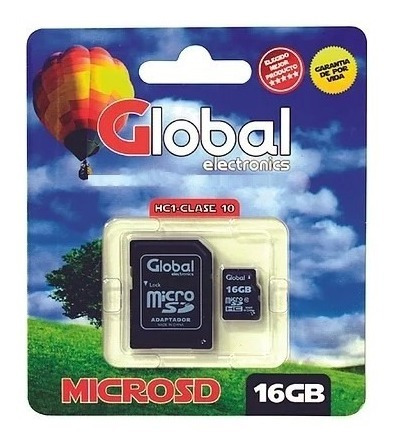 Tarjeta De Memoria Global 16gb Sd Clase 10