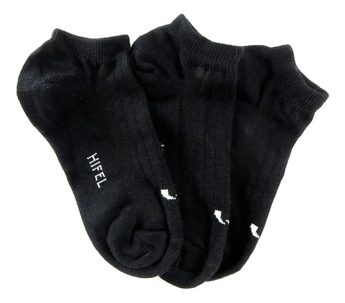 Pack De Medias X3 Nino Hifel Low Ankle Negro On Sports