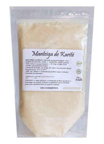 Manteiga De Karité Pura 500g