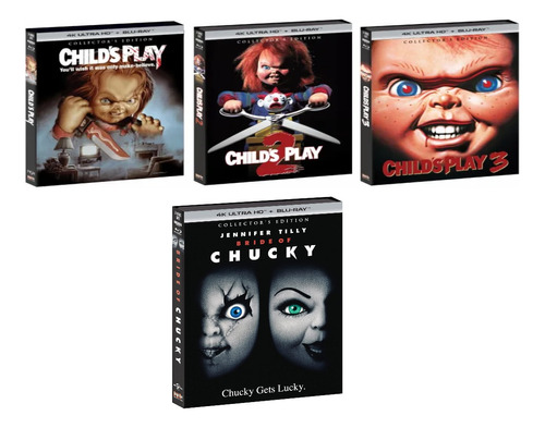 Chucky 1 - 2 - 3 - 4  / 4k Uhd 4xbd50 Latino