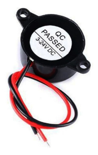 Imagen 3 de 5 de 4 X Sfm-20b 3-24v Dc Buzzer Zumbador Piezoeléctrico 95db