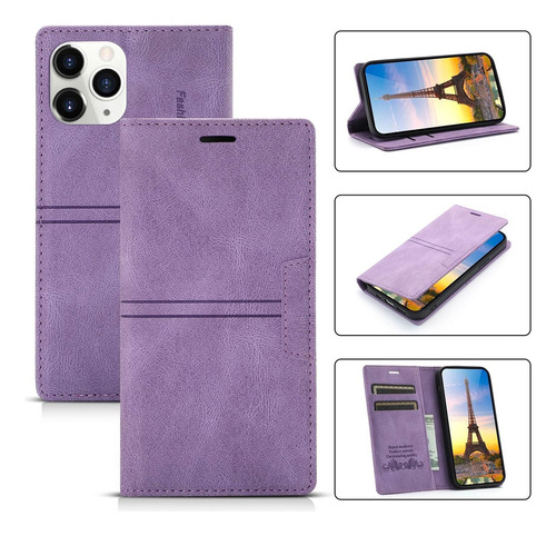 Funda De Cuero Magnética Dream Para iPhone 11