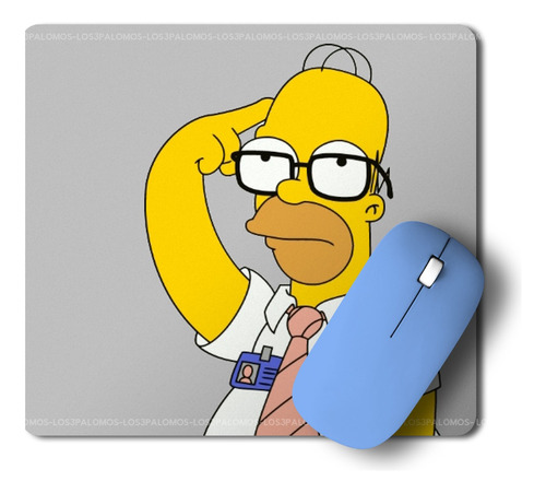 Mouse Pad - Homero Simpsons - L3p - 21 X 19cm - Series Tv