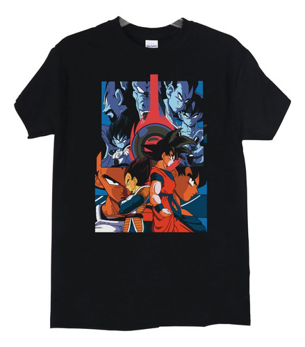 Polera Dragonball Z Goku Vegeta Transf Anime Poleradicto