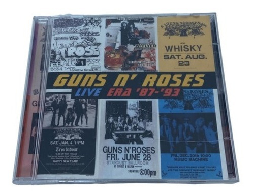 Guns N Roses Live Era 87-93- Cd Doble-nuevo- Importado