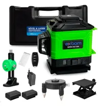 Comprar Nivel Laser 12 Linhas Verde 2 Baterias + Acessórios E Maleta