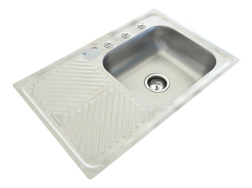 Fregadero Cocina Empotrar 1 Tina 80x52x14 M101 Izq