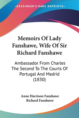 Libro Memoirs Of Lady Fanshawe, Wife Of Sir Richard Fansh...